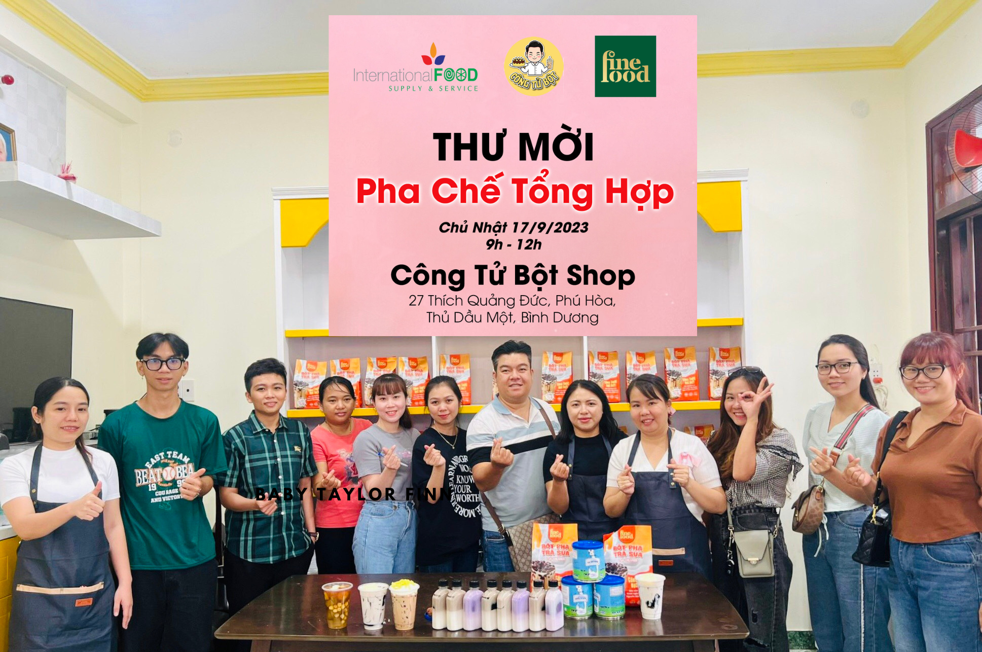 "Sharing is caring" - Workshop Pha Chế Tổng Hợp