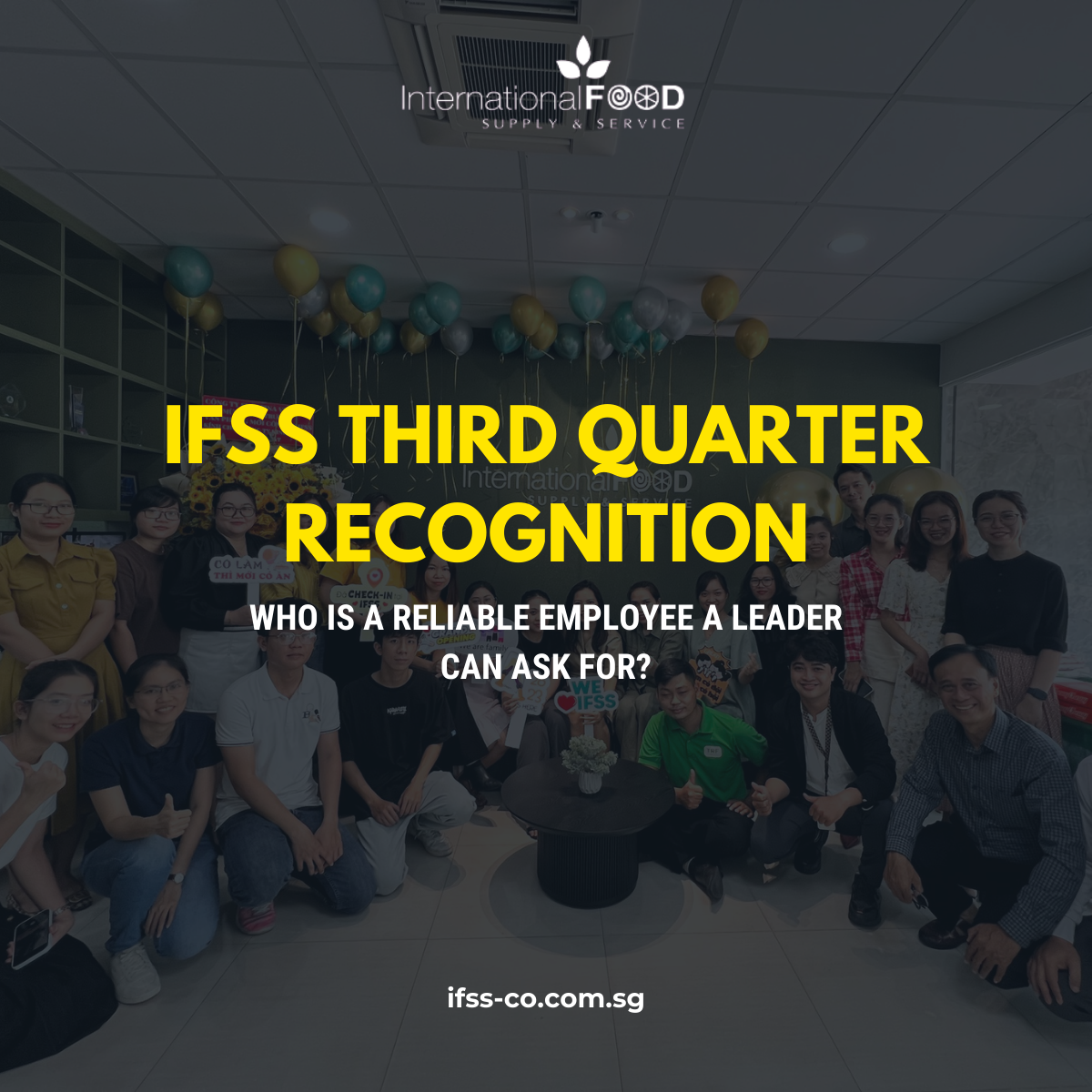 IFSS THIRD QUARTER RECOGNITION 🎉